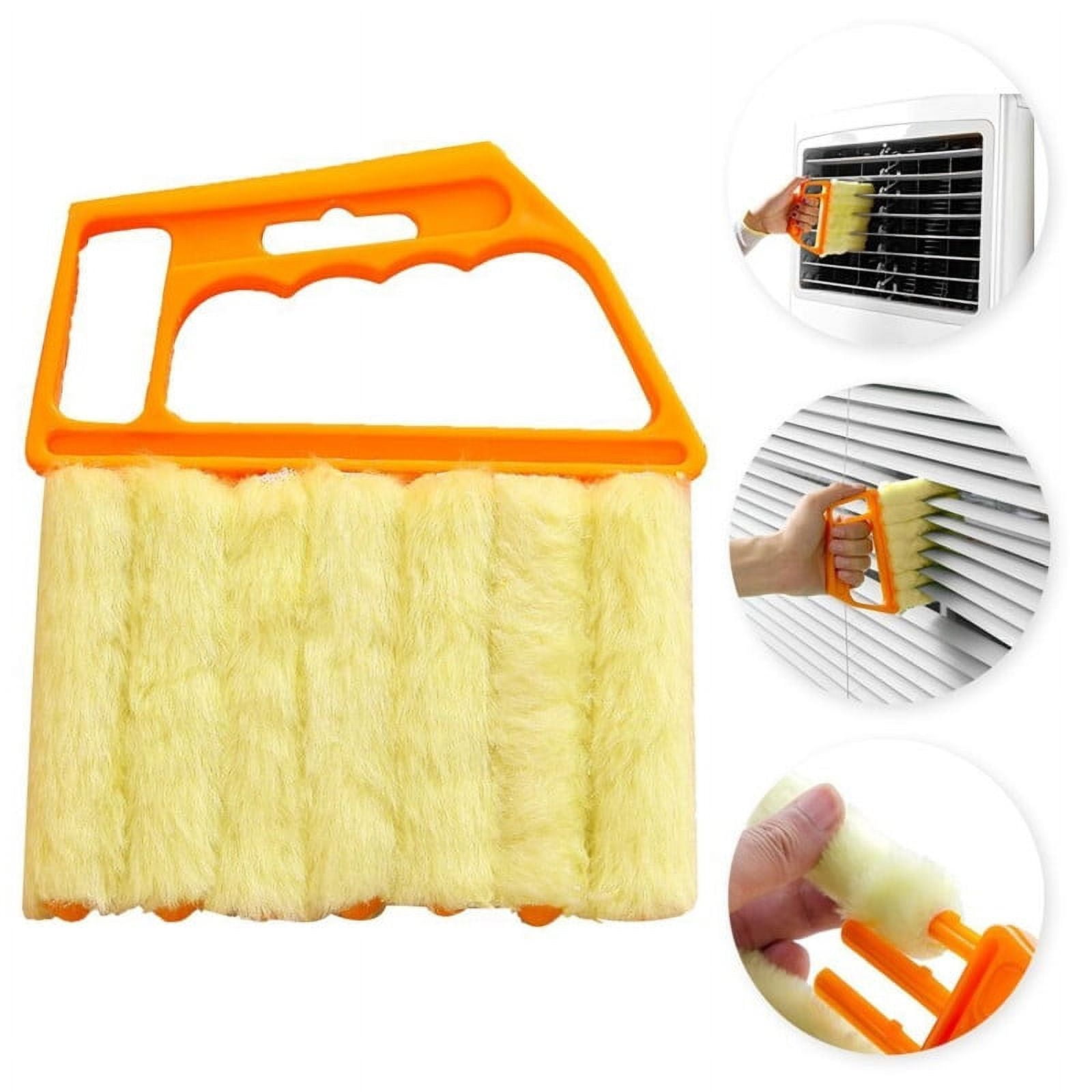 3 in 1 Window Screen Cleaner Brush with Handle, Magic Window Cleaning  Brush, Also Suitable for Window Washer Squeegee Kit, Window Cleaner  Squeegee, Window Track Or Seal Cleaning Tools 