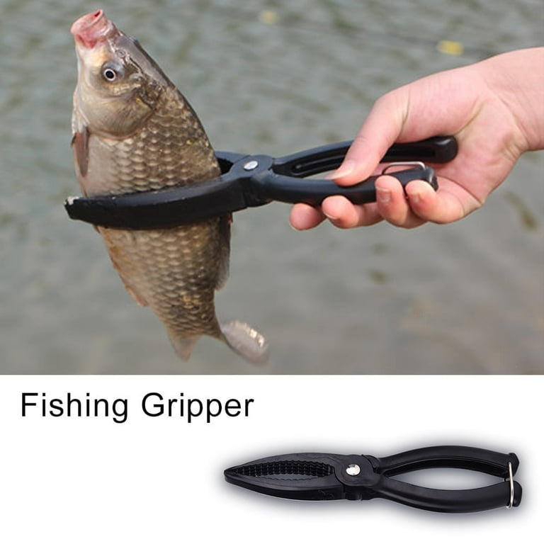 HERCHR Fish Lip Trigger, Fishing Gripper Gear Tool ABS Grip Tackle Fish Lip  Holder Trigger Clamp, Fishing Grip Clamp