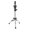 thumbnail image 1 of HERCHR Head Mannequin, Hairdressing Training Head Holder Adjustable Salon Model Mannequin Head Tripod Stand Silver, Hair Styling Training, Mannequin Head, 1 of 8