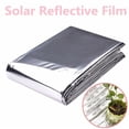 thumbnail image 1 of HERCHR Plant Reflective Film, 1Pc 82.68 x 47.24in Silver Two-Sided Plant Reflective Film for Garden Fruit Trees Greenhouse Grow Light Accessories, Silver Reflective Mylar Film, 1 of 9