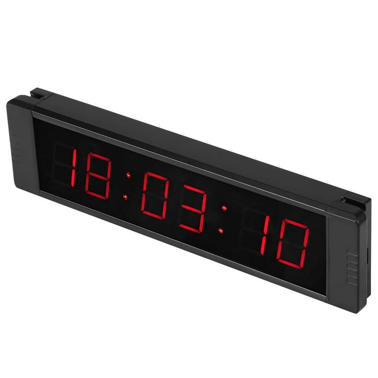 HERCHR Programmable LED Remote Wall Clock Prscise Timer Stopwatch