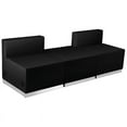 thumbnail image 1 of HERCULES Alon Series Black LeatherSoft Reception Configuration, 3 Pieces, 1 of 2