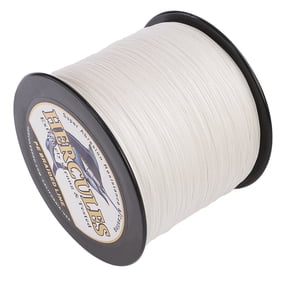 HERCULES Braided Fishing Line 2000m 2187yds 10lbs-200lbs Pe Superline 8 Strands (White 150lb/68kg 0.62mm)