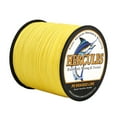 thumbnail image 1 of HERCULES Braided Fishing Line 300m 328yds 6lbs-100lbs Pe Superline 4 Strands (Yellow 90lb/40.8kg 0.50mm), 1 of 9