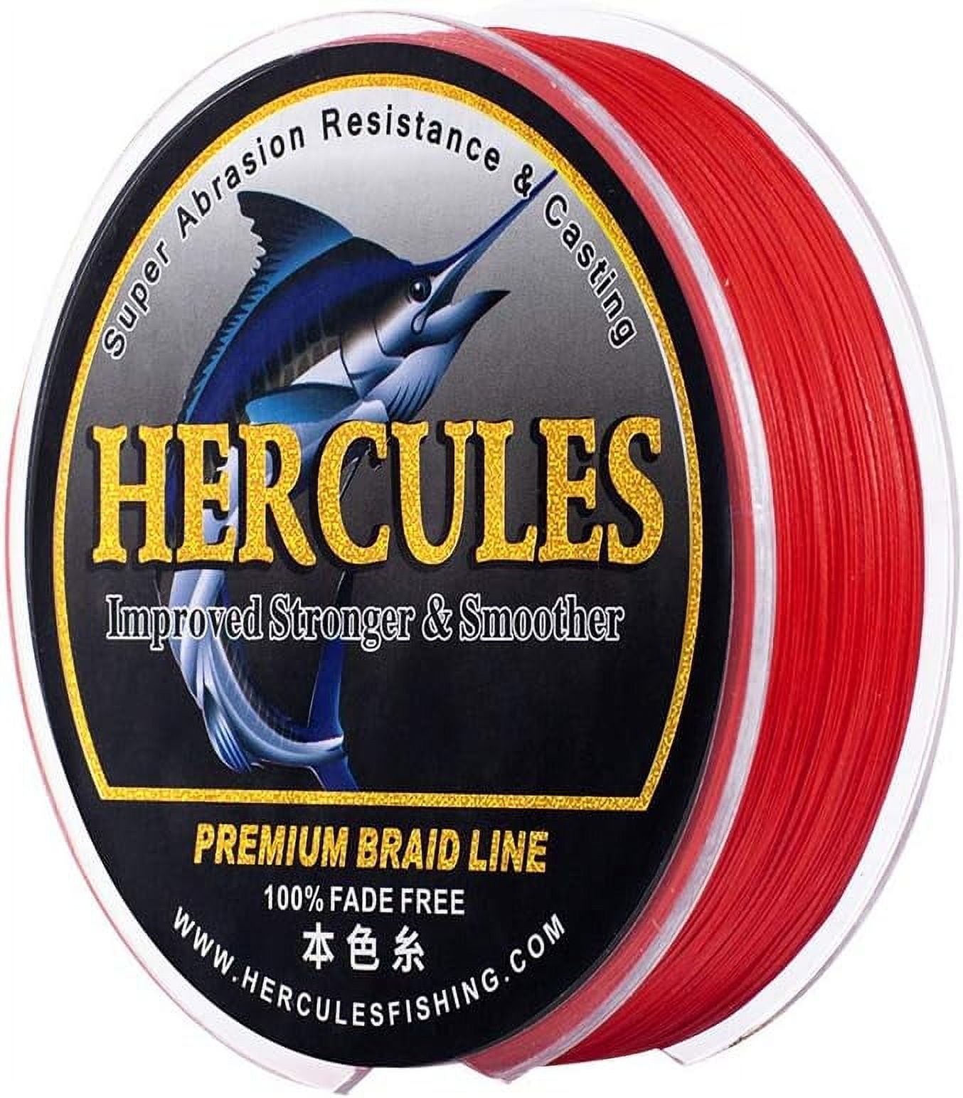HERCULES Braided Fishing Line, Not Fade, 1092187 Yards PE Lines, 8