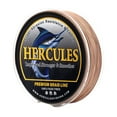 thumbnail image 1 of HERCULES Braided Fishing Line, Not Fade, 547 Yards PE Lines, 8 Strands Multifilament Fish Line, 80lb Test for Saltwater and Freshwater, Abrasion Resistant, Brown, 80lb, 500m, 1 of 6
