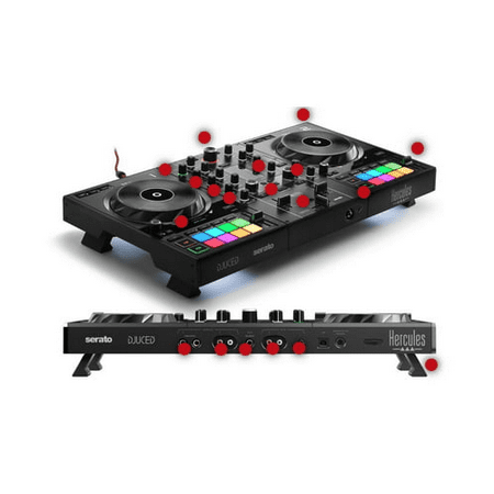 HERCULES DJ Control Inpulse 500 with 2-Deck USB DJ Controller-Black