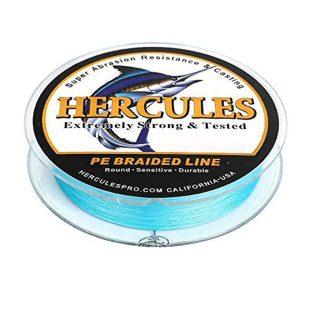 HERCULES Super Cast 1000M 1094 Yards Braided Fishing Line 200 LB Test for  Saltwater Freshwater PE Braid Fish Lines Superline 8 Strands - Blue, 200LB  (90.7KG), 0.75MM 