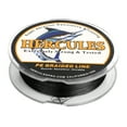 thumbnail image 1 of HERCULES Super Cast 100M 109 Yards Braided Fishing Line 70 LB Test for Saltwater Freshwater PE Braid Fish Lines Superline 8 Strands - Black, 70LB (31.8KG), 0.44MM, 1 of 9