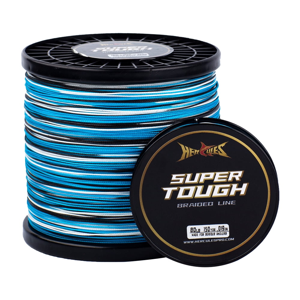 HERCULES Super Tough Braided Fishing Line 4 Strands / 8 Strands, 4lb