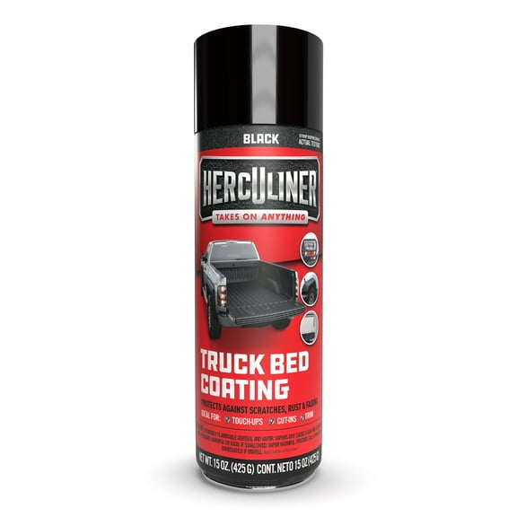 Herculiner Truck Bed Liner, Black, 15 oz
