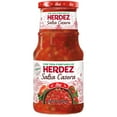 thumbnail image 1 of HERDEZ Salsa Casera Hot, Tortilla Chip Dip, Shelf Stable, 16 oz Glass Jar, 1 of 12