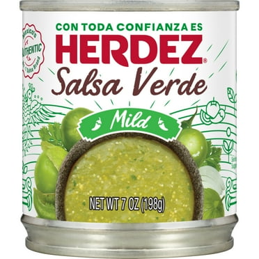 HERDEZ Salsa Verde Mild, Shelf Stable, 7 oz Aluminum Can