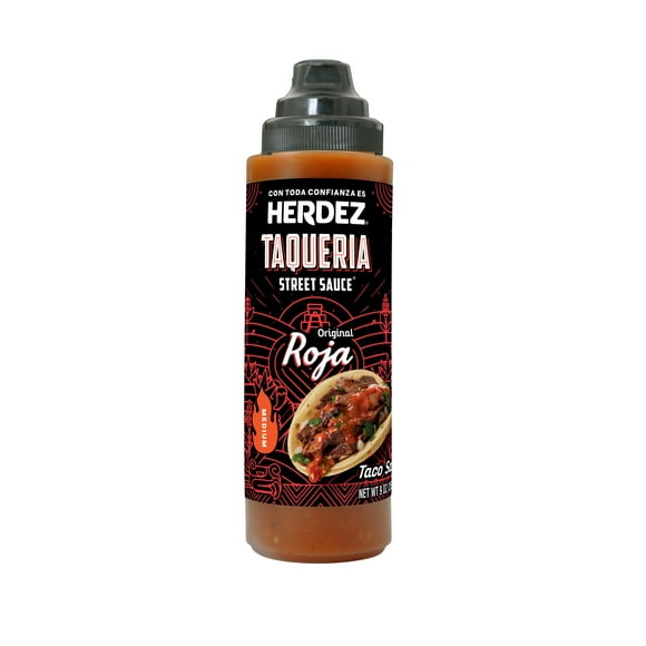 HERDEZ TAQUERIA STREET LIQUID SAUCE Roja Taco Sauce, 9 oz Bottle