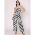 thumbnail image 1 of HERE&NOW Women's Printed Jump Suit Dress Sleeveless Casual Strappy Summer Wear Slip On Attched Top And Bottom Set, 1 of 7