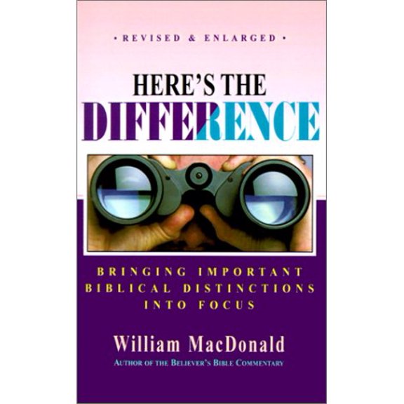 Pre-Owned Here's the Difference (Paperback) 1882701453 9781882701452