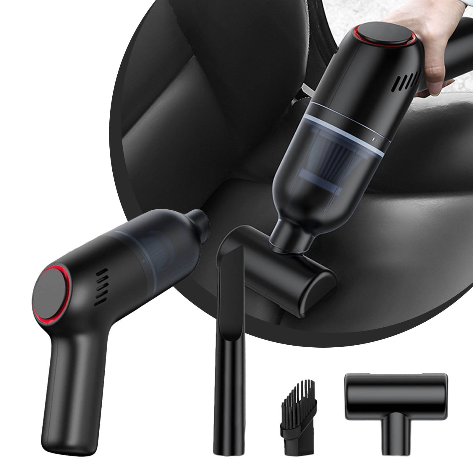 HERESOM Car Dry And Wet Noise Reduction Vacuum Cleaner Car Wireless