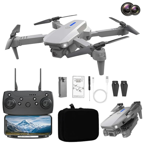 HERESOM Folding Drone With 1080p Hd Camera Aerial Rc Quadcopter Altitude Hold Headless Mode Start Speed Adjustment Remote Control UAV Toys Gifts For Boys Girls on Clearance