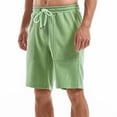 thumbnail image 1 of HERESOM Mens Sweat Shorts Above Knee Workout Gym Shorts Lounge Shorts with Pockets, 1 of 4
