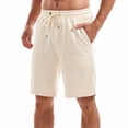 thumbnail image 1 of HERESOM Mens Sweat Shorts Above Knee Workout Gym Shorts Lounge Shorts with Pockets, 1 of 4