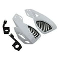 thumbnail image 1 of HERFIER 1 Pair Universal Motorcycle Handguards Hand Guards Protectors Motorbike Motocross Protector (White) 9.43x4.72x3.93in, 1 of 3