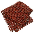 thumbnail image 1 of HERFIER 1 Pc Breathable Wood Beads Seat Cushion Car Seat Cushion Wood Beaded Seat Pads 17.69x17.69x0.59in, 1 of 9
