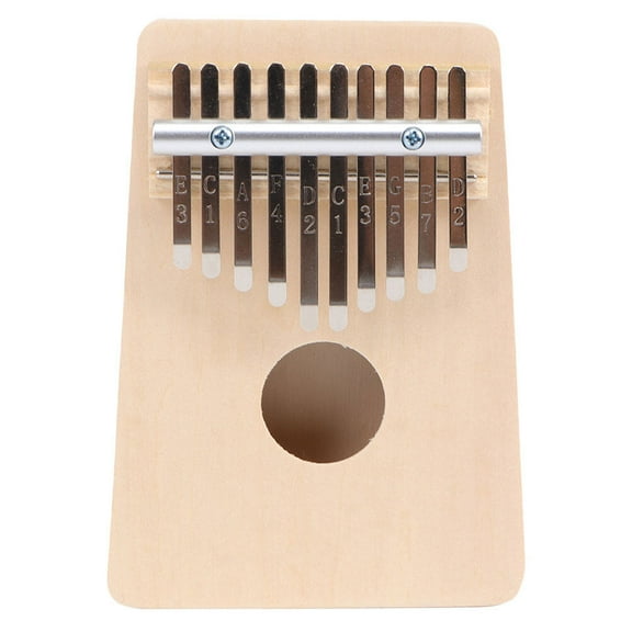 HERFIER 1 Set Thumb Piano Portable Kalimba Finger Piano Professional 10-tone Kalimba 6.68x4.72x1.57in