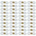 thumbnail image 1 of HERFIER 100pcs DIY Silicone Glasses Chain Fixing Ring Spring Buckle Adjustable Non-slip Ring Eyeglasses Accessories (Golden) 0.79x0.39x0.2in, 1 of 8