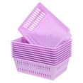 thumbnail image 1 of GETAJGHSD 10PCS Desktop Storage Baskets Coin Baskets Purple Plastic Organizing Items, 1 of 9