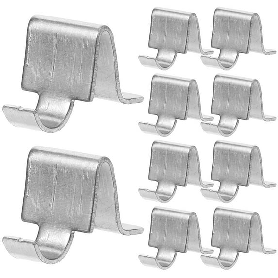 HERFIER 10pcs Cabinet Shelf Clips Shelving Clamps Cabinet Shelving File Cabinet Clips 0.98x0.63x0.31in