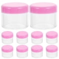 thumbnail image 1 of HERFIER 12Pcs Empty Cream Containers Small Cosmetic Containers Refillable Cosmetic Jars Small Containers 1.41x1.41x1.22in, 1 of 8