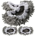 thumbnail image 1 of HERFIER 2 Pairs Supple Mop Slippers Shoes Covers Floor Cleaning Mop Slippers Washable Mop Covers 9.43x4.72x1.18in, 1 of 8