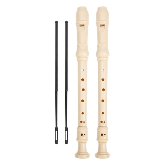 HERFIER 2-Pack Soprano Recorders for Adults and Kids - Musical Flute Instruments Set for Beginners