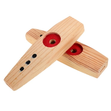 GOOHOCHY Wood Kazoo for Beginners and Music Lovers Portable Small Musical Instrument for Learning Assorted Color