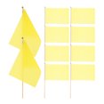 thumbnail image 1 of GETAJGHSD Small Solid Color Flags Yellow Wood 25pcs, 1 of 8