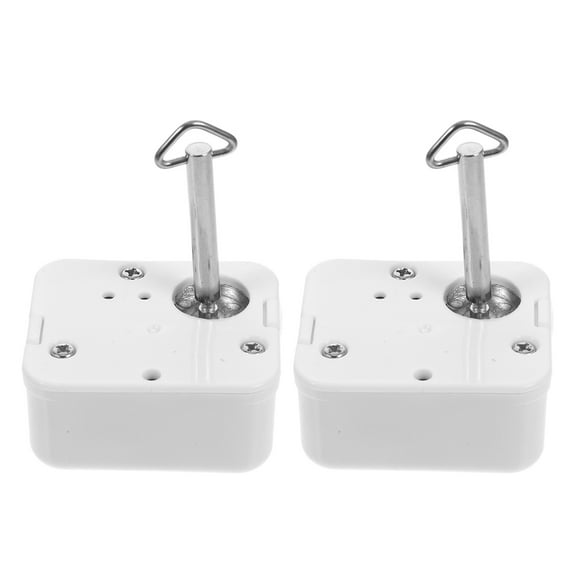 HERFIER 2PCS Wind Up Music Box Movement Accessories Clockwork Musical Mechanism with Key for DIY Music Boxes Replacement