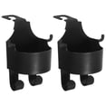 thumbnail image 1 of HERFIER 2pcs Headrest Cup Holder Auto Headrest Cup Holder Car Cup Holder Back Seat Cup Holder Supply 5.66x4.52x2.67in, 1 of 9
