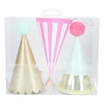 thumbnail image 1 of HERFIER 3PCS Glitter New Year Party Hats Photo Prop Headwear, 1 of 9