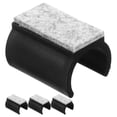 thumbnail image 1 of HERFIER 4pcs Chair Legs Pads Felt Chair Pads Floor Protectors U Shaped Chair Cushions 1.57x1.18x0.98in, 1 of 8