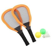 HERFIER 5PCS Kids Tennis Racket Set for Beginners - Orange