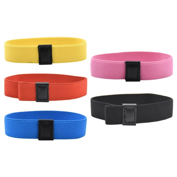 HERFIER 5-Pack Elastic Bento Box Straps, Lunch Box Holder Bands, Food Container Fixing Straps 4.72x0.79x0.04in