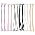 thumbnail image 1 of HERFIER 6 Pairs Elastic Bra Strap Holders Adjustable Removable Shoulder Clips for Women, 1 of 8
