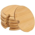 thumbnail image 1 of GETAJGHSD Coffee Mug Lid Replacement Wood Cup Lid Bamboo 6Pcs 3.22X3.22X0.39in, 1 of 8