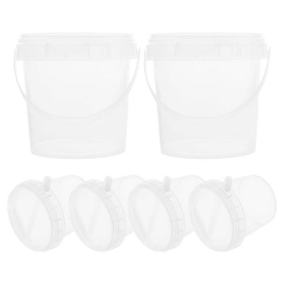 GETAJGHSD Sealable Beverage Storage Bucket 6Pcs 12.50X12.50X12.00In