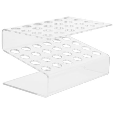 HERFIER Clear Acrylic Makeup Brush Holder & Organizer with 24 Holes
