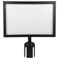 thumbnail image 1 of HERFIER Commercial Stanchion Sign Frame Sign Holder For Crowd Control Stainless Stanchion Sign Holder 13.36x12.58x2.75in, 1 of 8