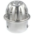 thumbnail image 1 of HERFIER Downspout Drain Gutter Guard Downspout Filter Stainless Steel Gutter Guard Filter 3.54x3.54x3.69in, 1 of 9