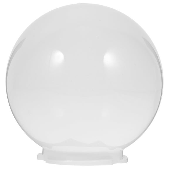 HERFIER Globe Light Cover Acrylic Lamp Protector Acrylic Outdoor Lamp Shade Light Cover Accessory 4.72x4.72x2.75in