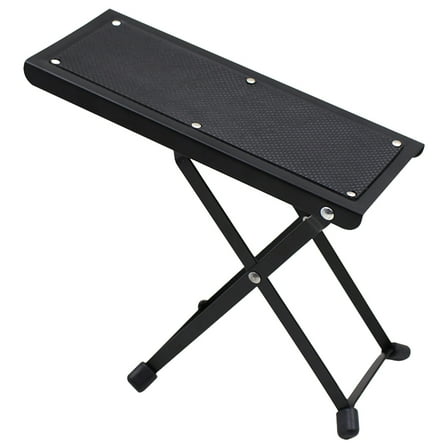 GETAJGHSD Guitar Footrest Iron Black for Acoustic Guitarists 1Pack 9.8X4.0X0.9In