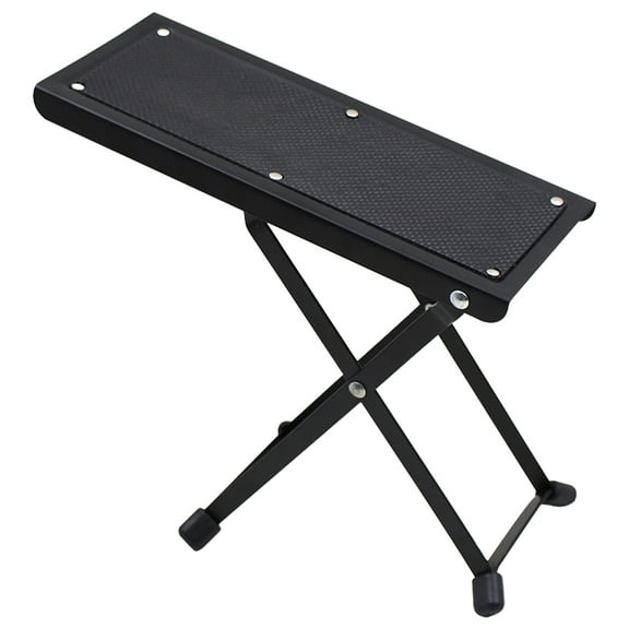 GETAJGHSD Guitar Footrest Iron Black for Acoustic Guitarists 1Pack 9.8X4.0X0.9In